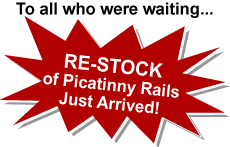 New shipment of Picatinny Rails is here!